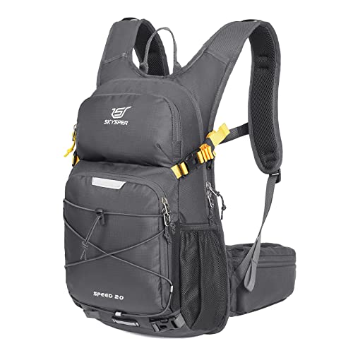 SKYSPER Cycling Backpack 20L Lightweight Bike Backpack for Men Women Running Rucksack for Biking Hiking Climbing(Darkgrey) Backpacks Default Title Default Title