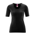 Organic Cotton Base Layer T-shirt: Womens S Black S / Black M / Black L / Black XL / Black S / Dark Rose M / Dark Rose L / Dark Rose XL / Dark Rose S / Natural M / Natural L / Natural XL / Natural
