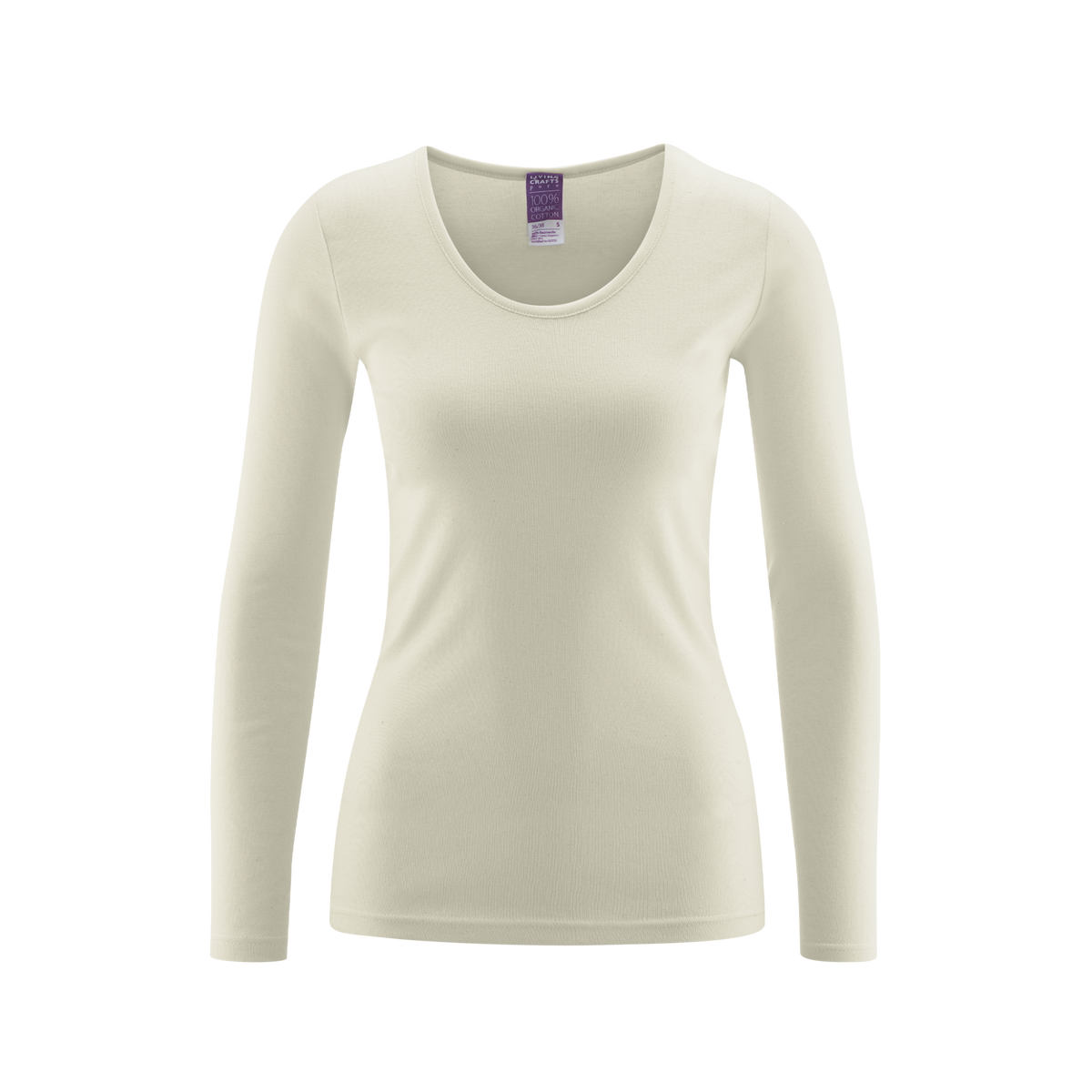 Organic Cotton Thermal Long Sleeve T-shirt: Womens S Black S / Black S / Dark Rose S / Natural S / Velvet Morning M / Black M / Dark Rose M / Natural M / Velvet Morning L / Black L / Dark Rose L / Natural L / Velvet Morning XL / Black XL / Dark Rose XL / Natural XL / Velvet Morning
