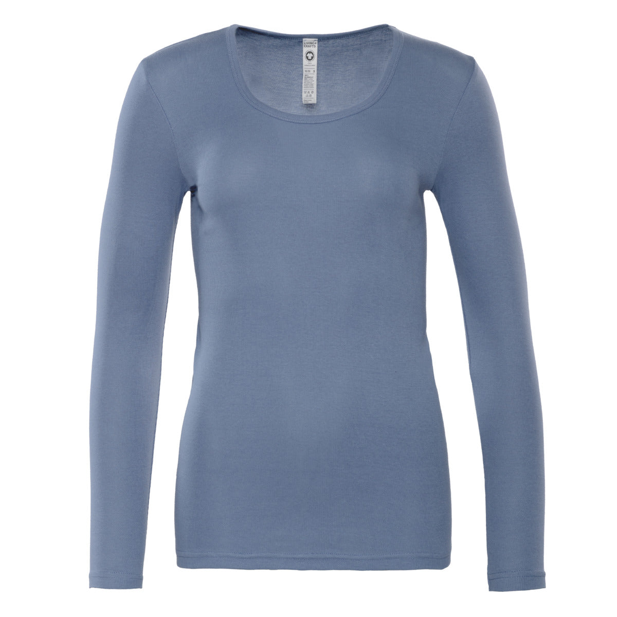 Organic Cotton Thermal Long Sleeve T-shirt: Womens S Black S / Black S / Dark Rose S / Natural S / Velvet Morning M / Black M / Dark Rose M / Natural M / Velvet Morning L / Black L / Dark Rose L / Natural L / Velvet Morning XL / Black XL / Dark Rose XL / Natural XL / Velvet Morning