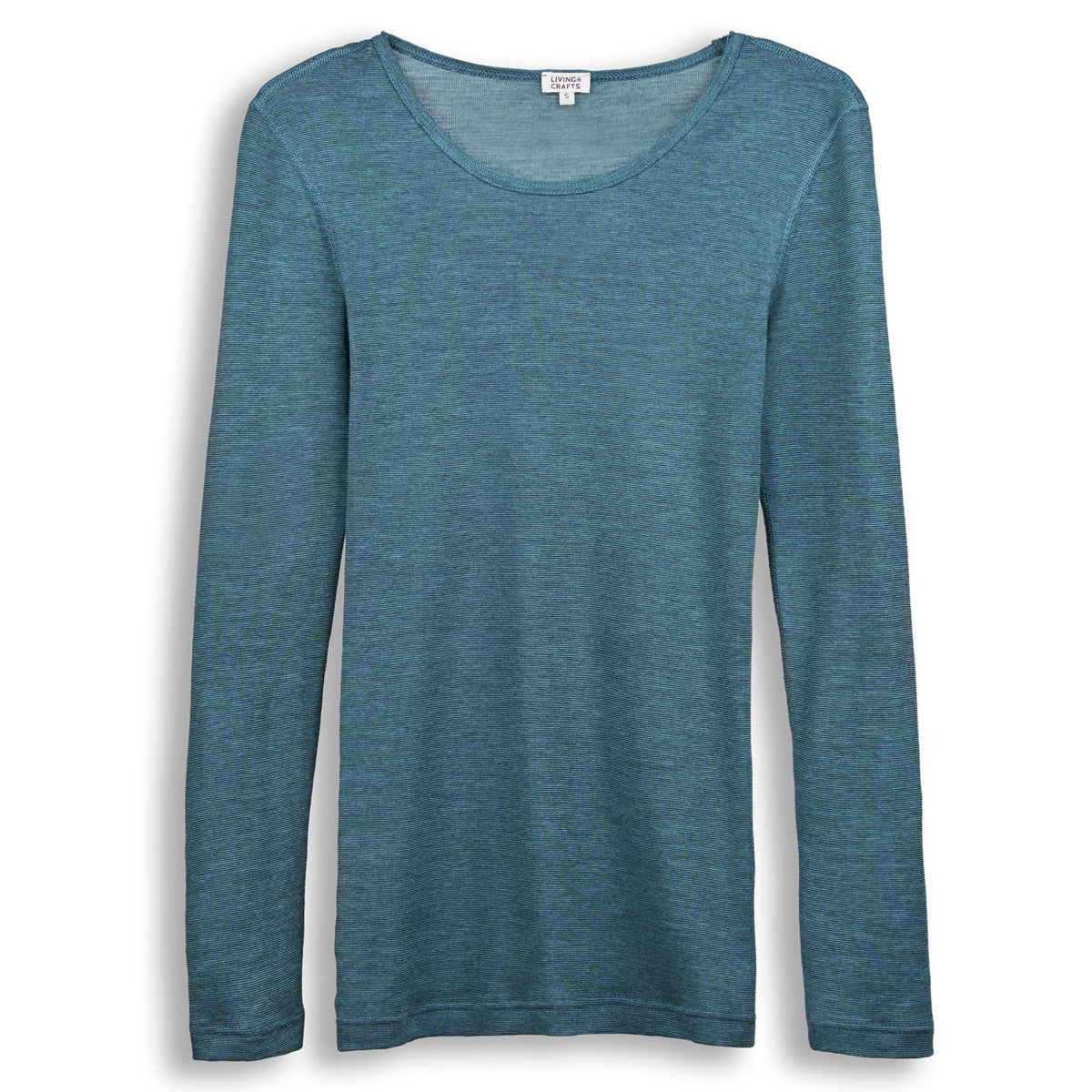 Wool & Organic Cotton Long Sleeve T-shirt: Womens -