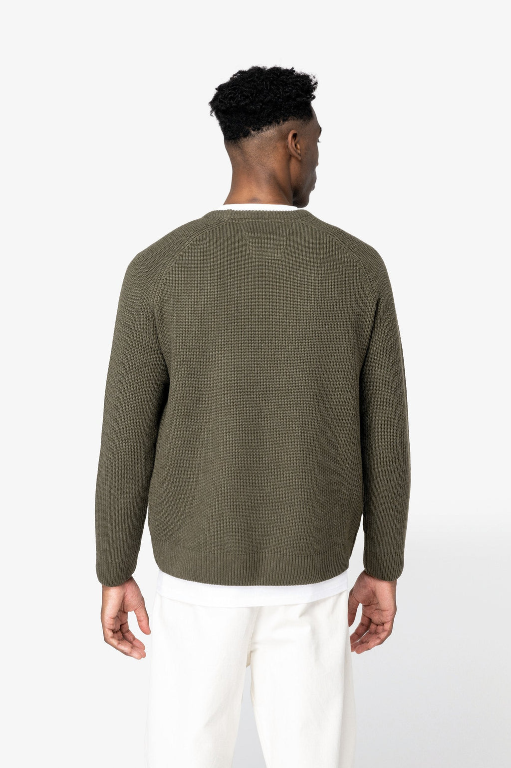 Organic & Recycled Polyester Chunky Knit Sweatshirt S Black S / Black S / Navy S / Toffee S / Organic Khaki M / Black M / Navy M / Toffee M / Organic Khaki L / Black L / Navy L / Toffee L / Organic Khaki XL / Black XL / Navy XL / Toffee XL / Organic Khaki 2XL / Black 2XL / Navy 2XL / Toffee 2XL / Organic Khaki 3XL / Black 3XL / Navy 3XL / Toffee 3XL / Organic Khaki