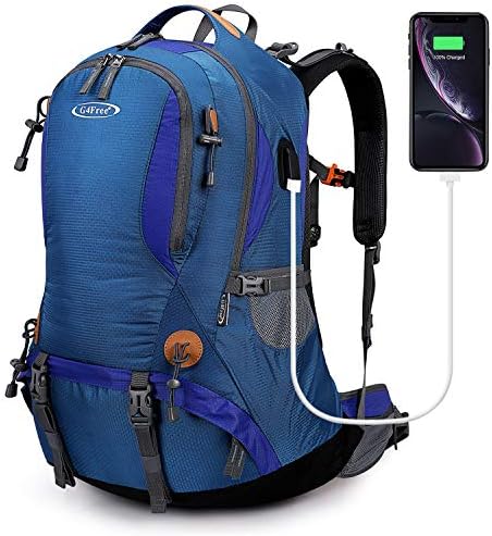 G4Free Hiking Backpack 50L Waterproof Backpack with Rain Cover for Mountaineering Travel Camping Trekking Outdoor Sports for Men Women External Frame Backpacks Default Title Default Title