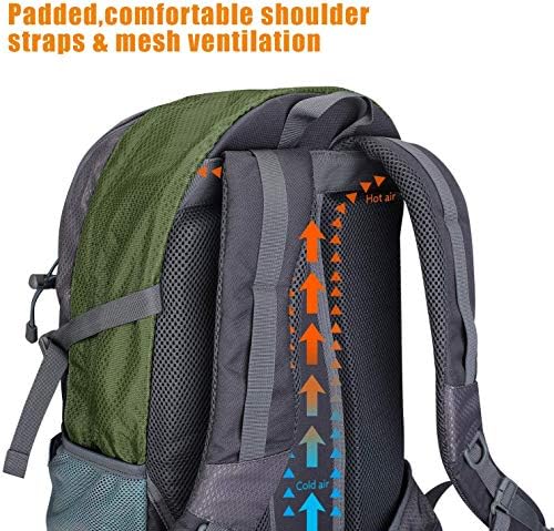 G4Free 35L Waterproof Hiking Backpack Outdoor Backpack Trekking Daypack for Camping Hiking Backpacking Climbing with Rain Cover Internal Frame Backpacks Default Title Default Title