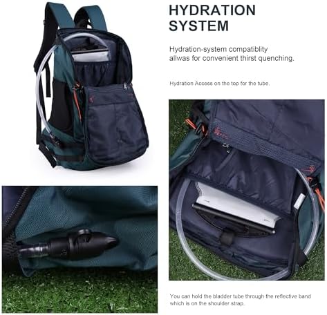 MOUNTAINTOP 35L Unisex Hiking Backpacks Lightweight Trekking Rucksack Light Daypacks for Travel Camping Climbing Mountaineer Outdoor Sport External Frame Backpacks Default Title Default Title