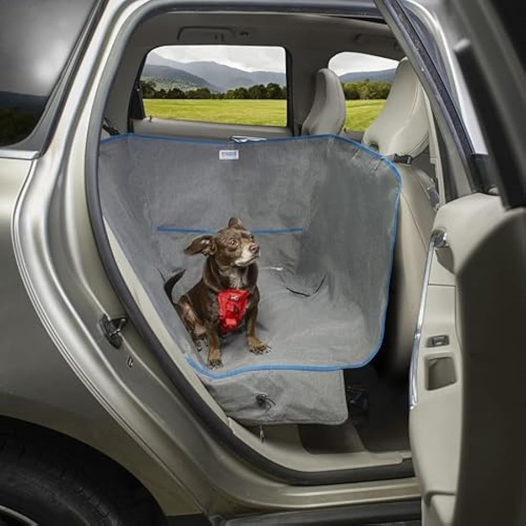 Kurgo Heather Half Hammock, Dog Car Seat Protector, Waterproof & Stain-Resistant, Secure Fit, Charcoal Grey Seat Covers Default Title Default Title