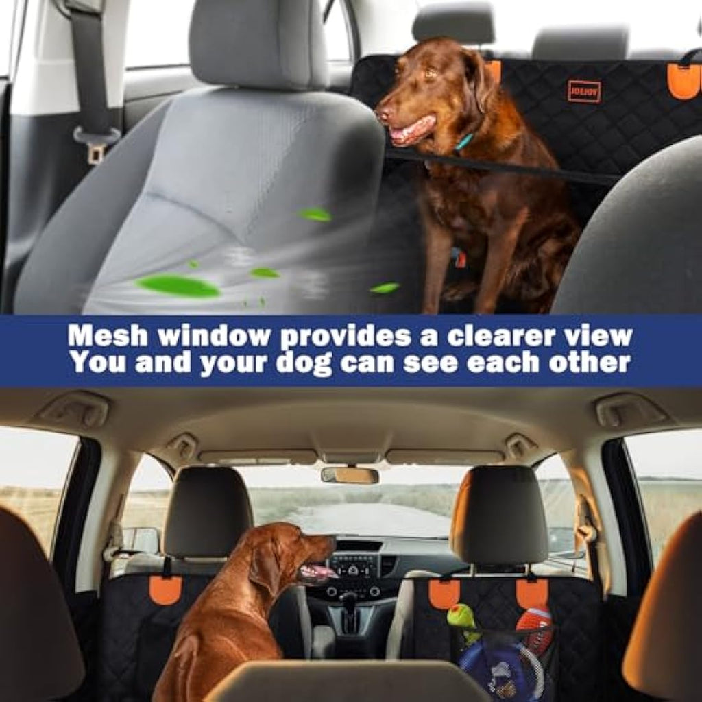 JOEJOY Back Seat Extender for Dogs - Dog Car Seat Cover for Dogs Waterproof & Foldable, Non-Slip Back Seat Cover with Hard Bottom for Cars, Trucks and SUVs, Suit for Travel Camping Seat Covers Default Title Default Title