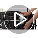 Sekey 200L Folding Festival Trolley with All-Terrain Extra Wide Wheels and Brake, Heavy-Duty Cart Loadable up to 150KG, Patented Four-Directional Foldable Design, Wagon for Beach Camping Garden, Black Carts & Wagons Default Title Default Title