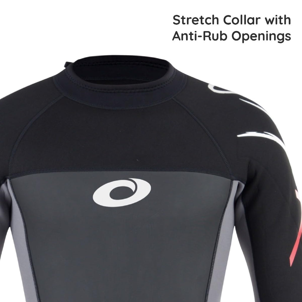 Osprey Men's Full Length 3 mm Summer Wetsuit, Adult Neoprene Surfing Diving Wetsuit, Origin, Red, L Wetsuits Default Title Default Title