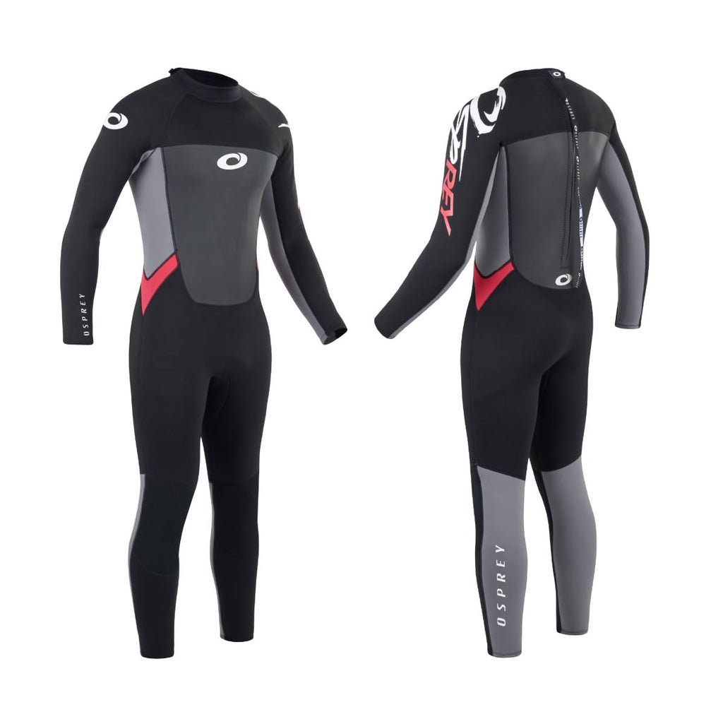 Osprey Men's Full Length 3 mm Summer Wetsuit, Adult Neoprene Surfing Diving Wetsuit, Origin, Red, L Wetsuits Default Title Default Title