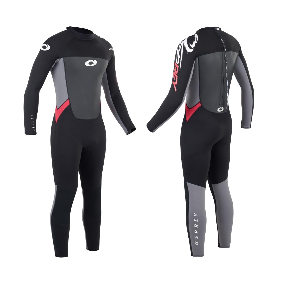 Osprey Men's Full Length 3 mm Summer Wetsuit, Adult Neoprene Surfing Diving Wetsuit, Origin, Red, L Wetsuits Default Title Default Title
