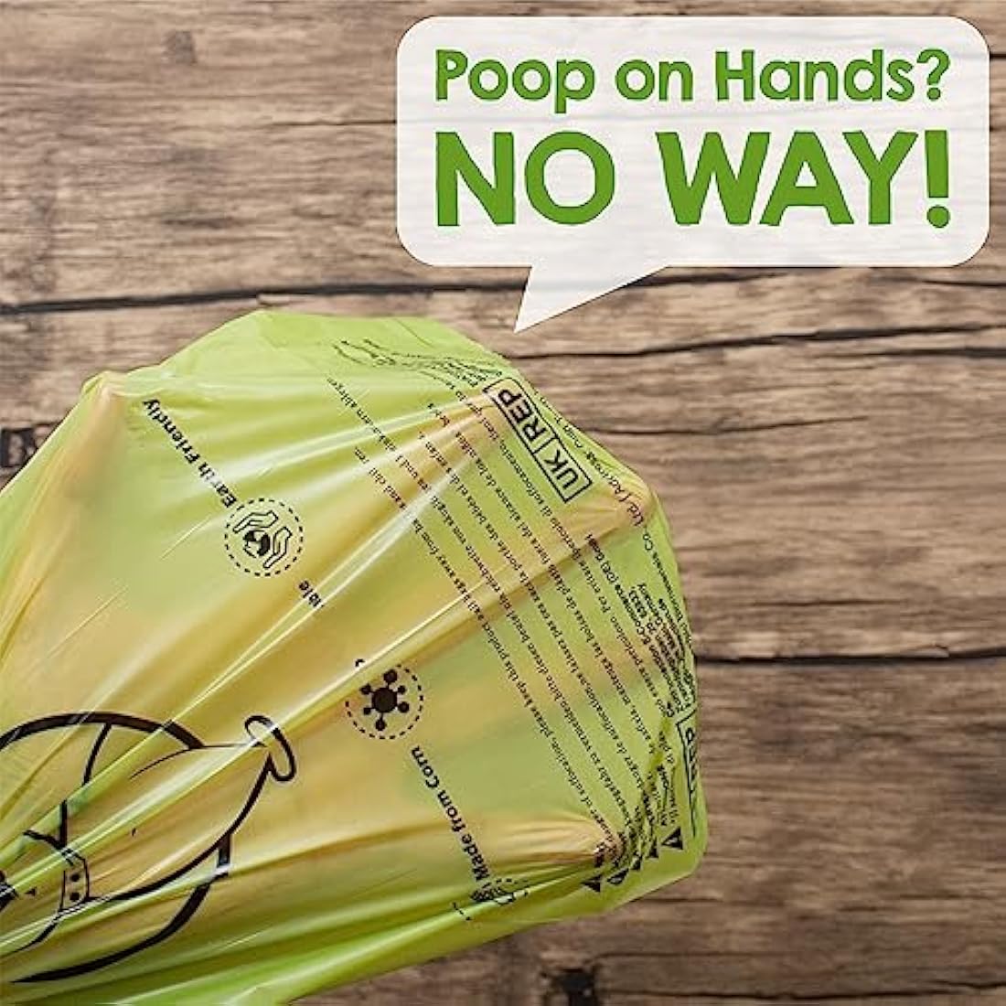 YORJA Dog Poo Bags, 720 Pet Poop Bags, Extra Thick and Strong 100% Leak-Proof Biodegradable Waste Bags Bags Default Title Default Title