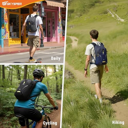SKYSPER Small Hiking Backpack 15L Lightweight Day Pack Travel Hiking Daypack for Women Men Internal Frame Backpacks Default Title Default Title
