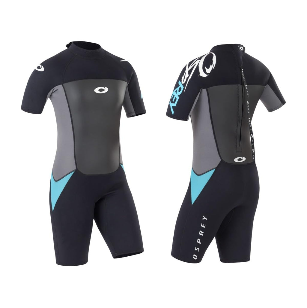 Osprey Women's Osp L - Origin Shorty Wetsuit, Black Blue, S UK