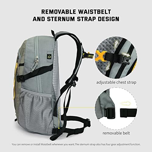 SKYSPER Small Hiking Backpack, 20L Lightweight Travel Backpacks Hiking Daypack Rucksack Women Men for Trekking Backpacking Outdoor Sports Internal Frame Backpacks Default Title Default Title