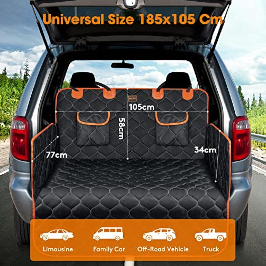 JOEJOY Car Boot Protector, Nonslip Waterproof Dog Car Seat Cover with Enduring Antifouling Liner, Side Protection and Easy to Clean, Boot Protector Blanket for Truck, SUV Seat Covers Default Title Default Title