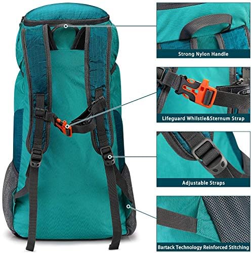 G4Free 40L Rucksack Foldable Hiking Backpack Ultra Lightweight Camping Daypack Internal Frame Backpacks Default Title Default Title