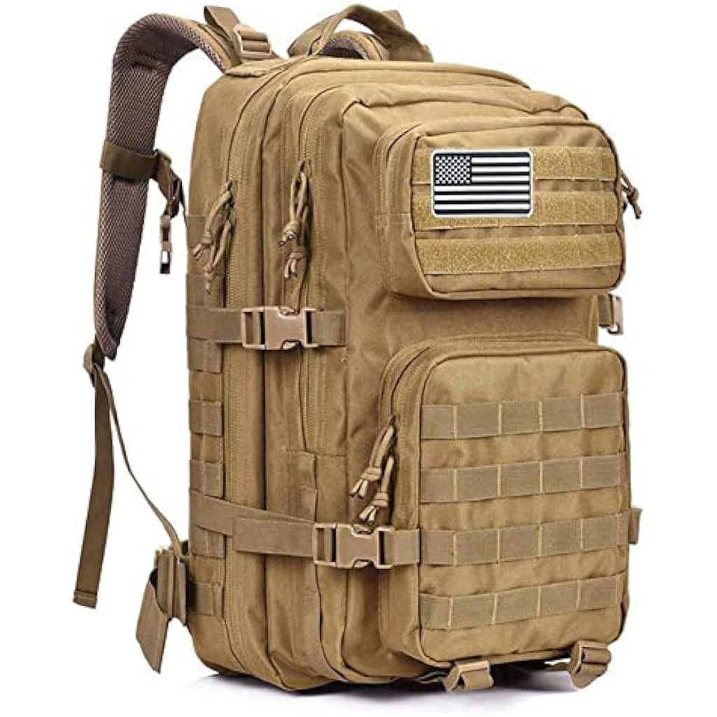 G4Free 40L Molle Backpack Large Pack Molle Shoulder Bag Rucksacks Daypack for Outdoor Hiking Camping Trekking Hunting Internal Frame Backpacks Default Title Default Title