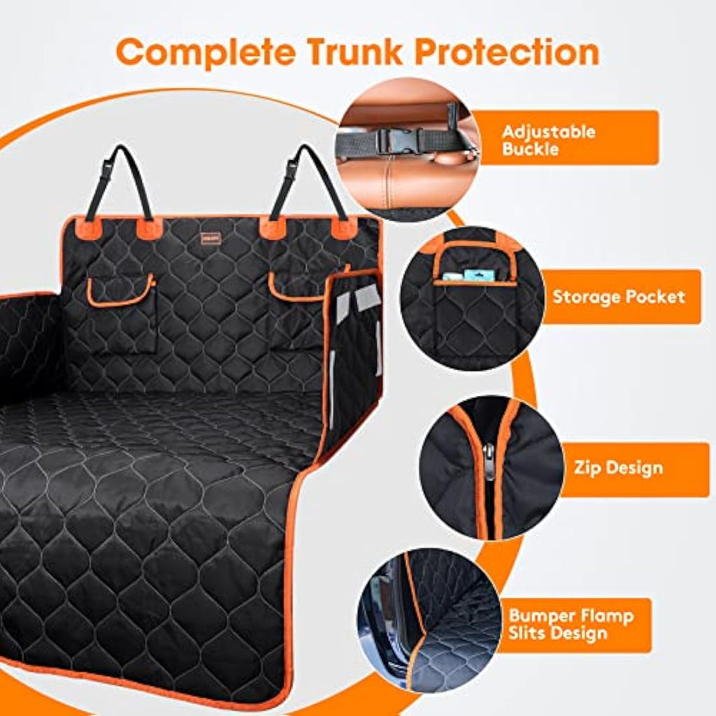 JOEJOY Car Boot Protector, Nonslip Waterproof Dog Car Seat Cover with Enduring Antifouling Liner, Side Protection and Easy to Clean, Boot Protector Blanket for Truck, SUV Seat Covers Default Title Default Title