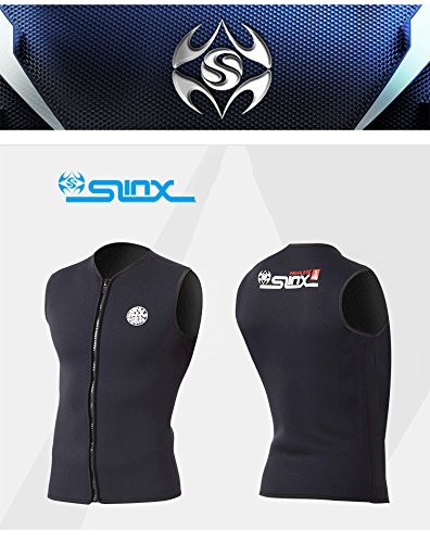 PAWHITS Wetsuit Top 3mm Neoprene Thermal Sleeveless Swimming Tops for Men Women Dive & Swim Vest for Surfing Sailing Slimming Sauna Workout Wetsuit Tops Default Title Default Title