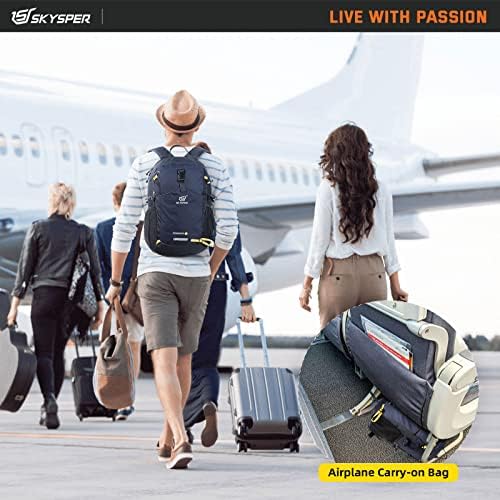 SKYSPER Small Daypack 20L Hiking Backpack Lightweight Travel Day Pack with Waist Strap for Women Men Internal Frame Backpacks Default Title Default Title