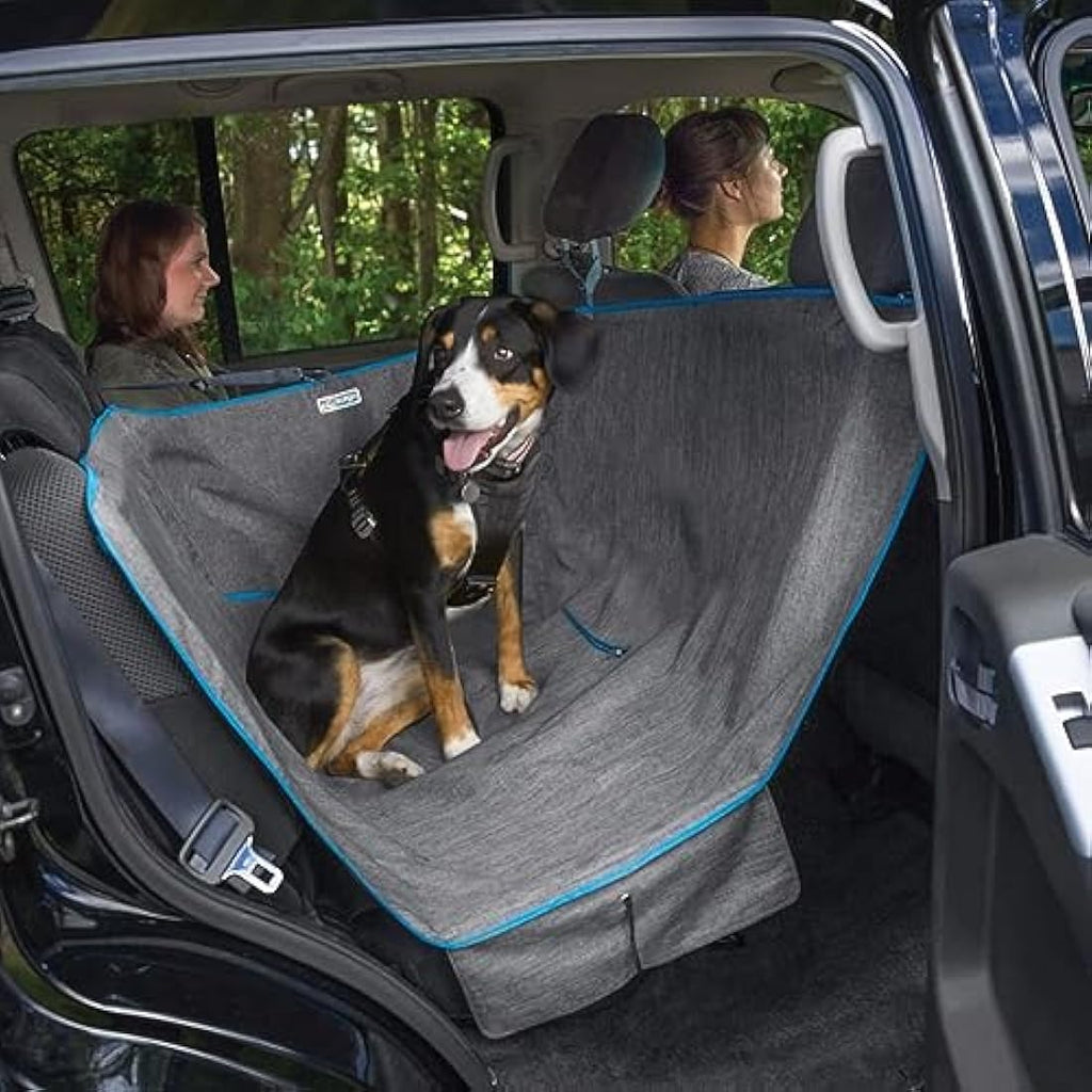 Kurgo Heather Half Hammock, Dog Car Seat Protector, Waterproof & Stain-Resistant, Secure Fit, Charcoal Grey Seat Covers Default Title Default Title