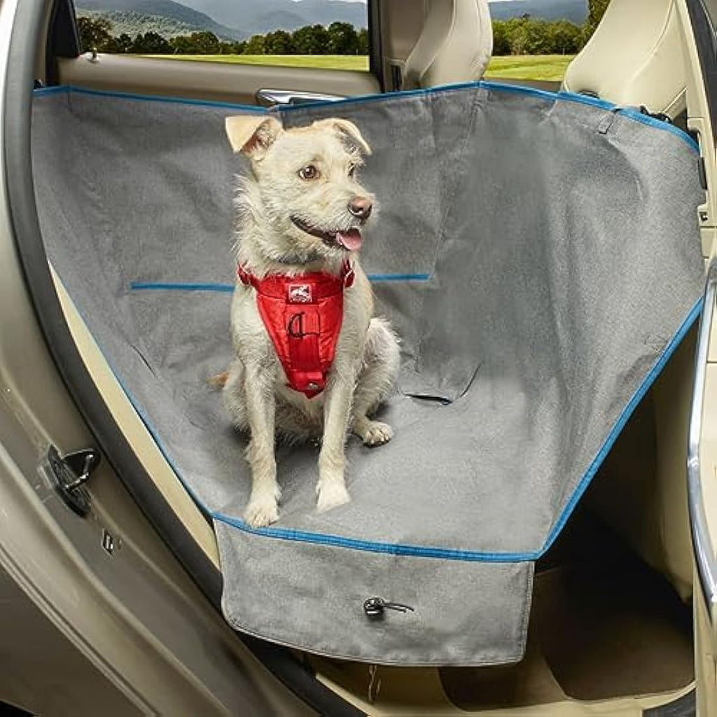Kurgo Heather Half Hammock, Dog Car Seat Protector, Waterproof & Stain-Resistant, Secure Fit, Charcoal Grey Seat Covers Default Title Default Title