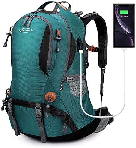 G4Free Hiking Backpack 50L Waterproof Backpack with Rain Cover for Mountaineering Travel Camping Trekking Outdoor Sports for Men Women External Frame Backpacks Default Title Default Title