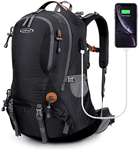 G4Free Hiking Backpack 50L Waterproof Backpack with Rain Cover for Mountaineering Travel Camping Trekking Outdoor Sports for Men Women External Frame Backpacks Default Title Default Title