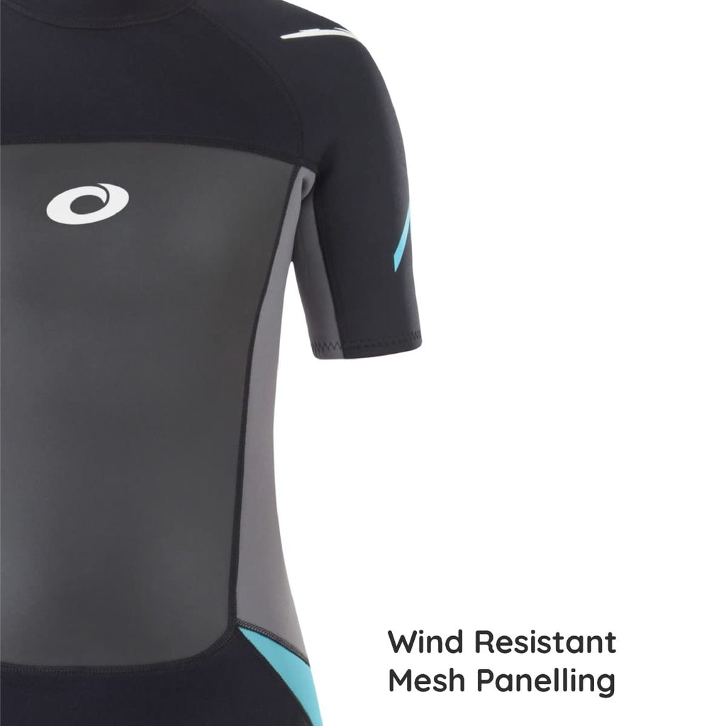 Osprey Women's Osp L - Origin Shorty Wetsuit, Black Blue, XS UK