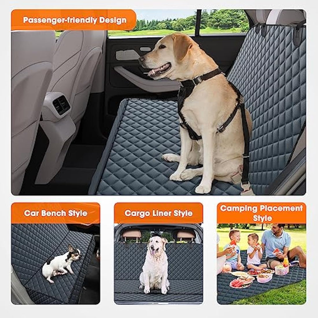 JOEJOY Dog Car Seat Cover - Waterproof Car Back Seat Cover for Dogs, Non-slip & Scratch Proof Back Seat Protector for Dogs, Easy to Clean Universal fits SUVs Cars Seat Covers Default Title Default Title