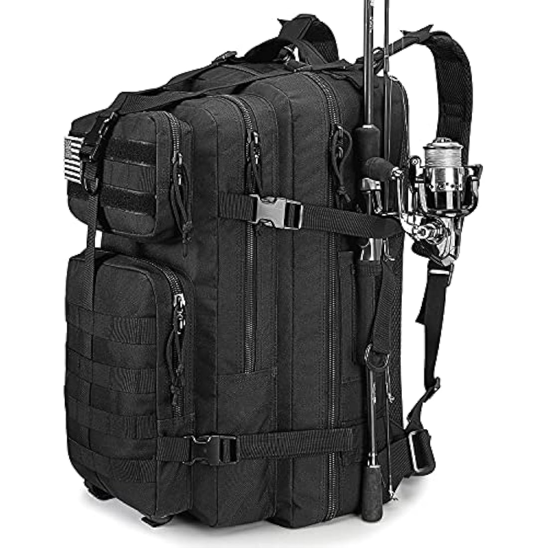 G4Free 50L Tactical Backpack Army Military Bag Water Resistant Molle Rucksack for Outdoor Fishing Hiking Camping Trekking Hunting Travelling Internal Frame Backpacks Default Title Default Title