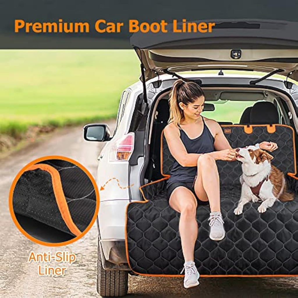 JOEJOY Car Boot Liners for Dogs - Upgrade Car Boot Protector for Dogs Nonslip Boot Cover- Waterproof Dog Seat Cover for Truck SUV Bumper Protection Seat Covers Default Title Default Title