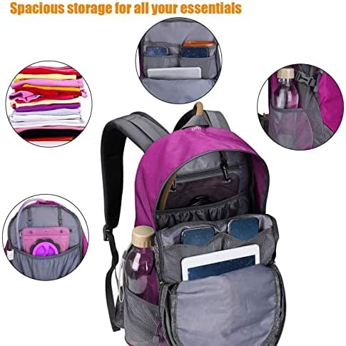 G4Free 35L Waterproof Hiking Backpack Outdoor Backpack Trekking Daypack for Camping Hiking Backpacking Climbing with Rain Cover Internal Frame Backpacks Default Title Default Title