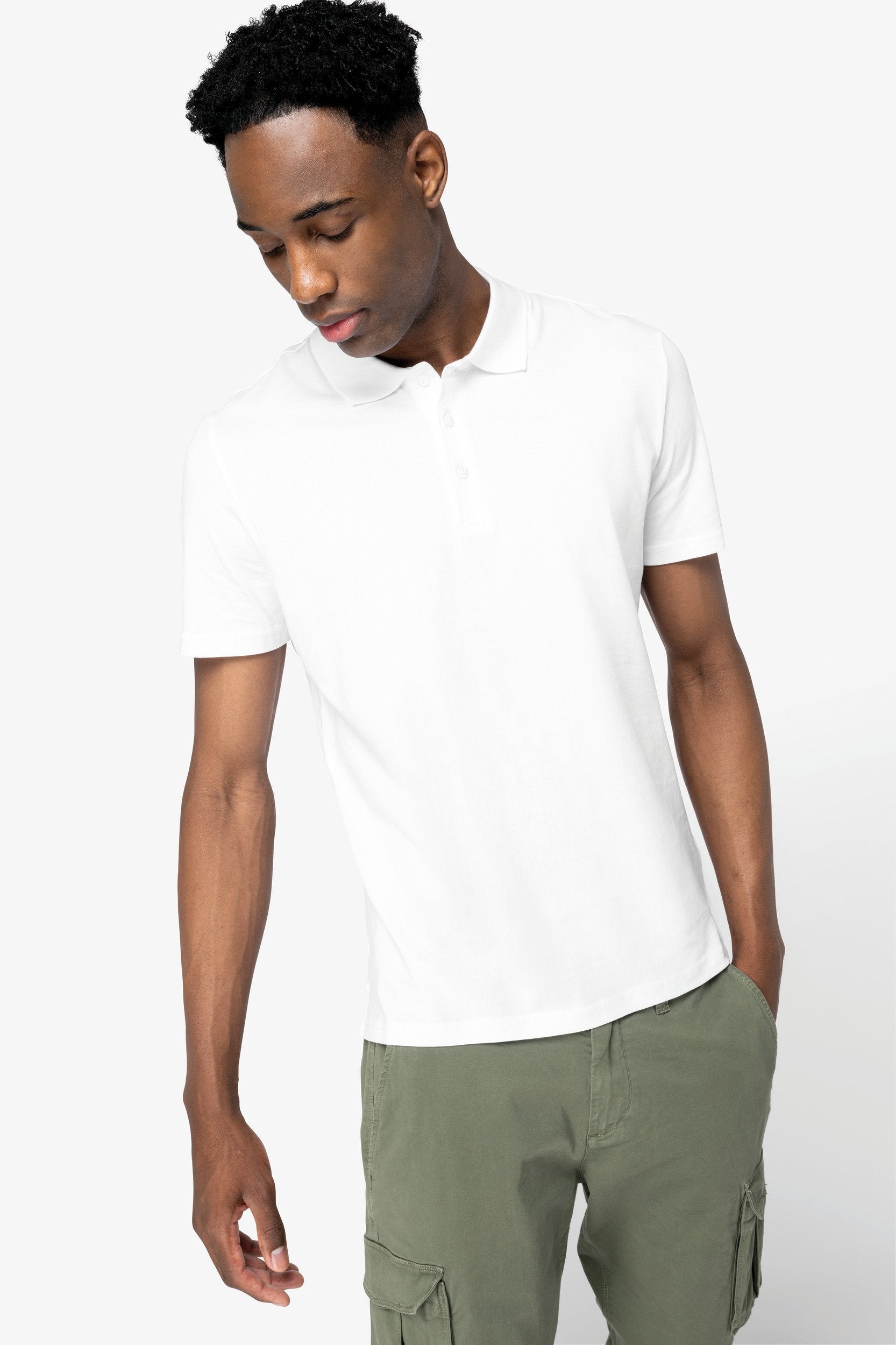 Organic Jersey Polo Shirt: Mens - - High-Quality </p>