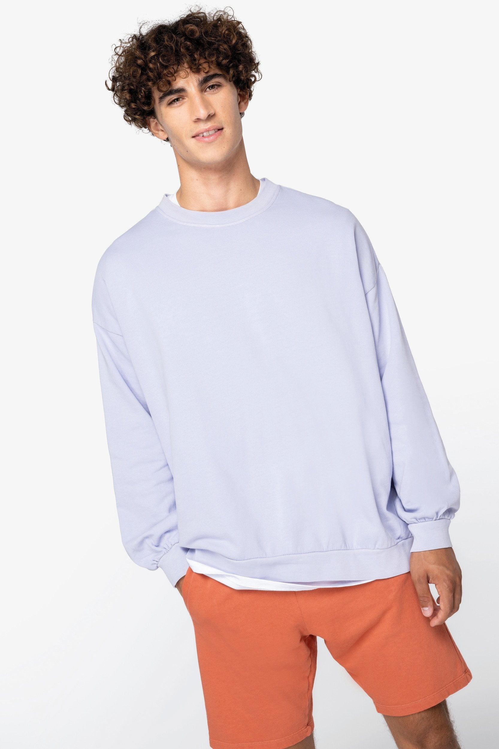 Organic Oversized French Terry Sweatshirt: Unisex - - High-Quality </p>