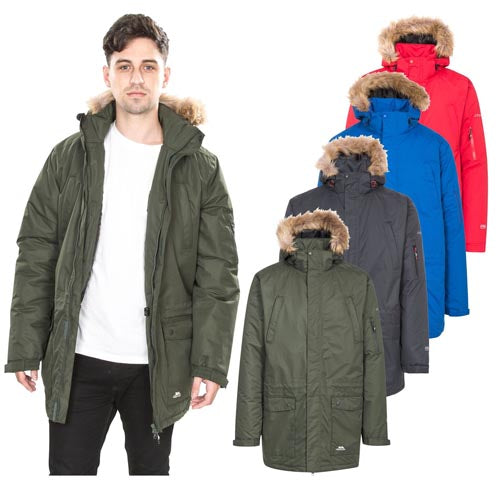 Trespass Jaydin Waterproof Parka Jacket Blue S Blue / S Olive / S Black / S Blue / XL Olive / M Red / XL Black / 2XL Red / S Black / XL Red / 2XL Olive / XL Red / L Blue / M Black / L Blue / L Blue / 2XL Olive / 2XL Olive / L Red / M