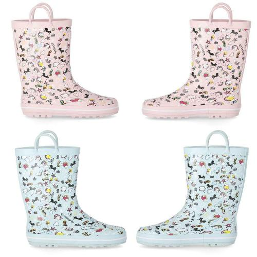 Trespass Starryton Kids Outdoor Waterproof Rubber Wellies - - High-Quality </p>