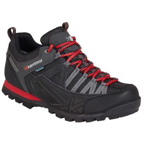 Mens Karrimor K950 Weathertite Spike Low Rise Waterproof Hiking Boots Black/Red UK-10 Black/Red / UK-10 Black/Red / UK-9 Black/Red / UK-12 Black/Red / UK-11 Black/Red / UK-7 Black/Red / UK-8