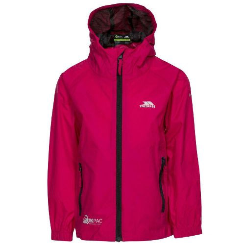 Kids Trespass Qikpac Waterproof Jacket - - High-Quality </p>