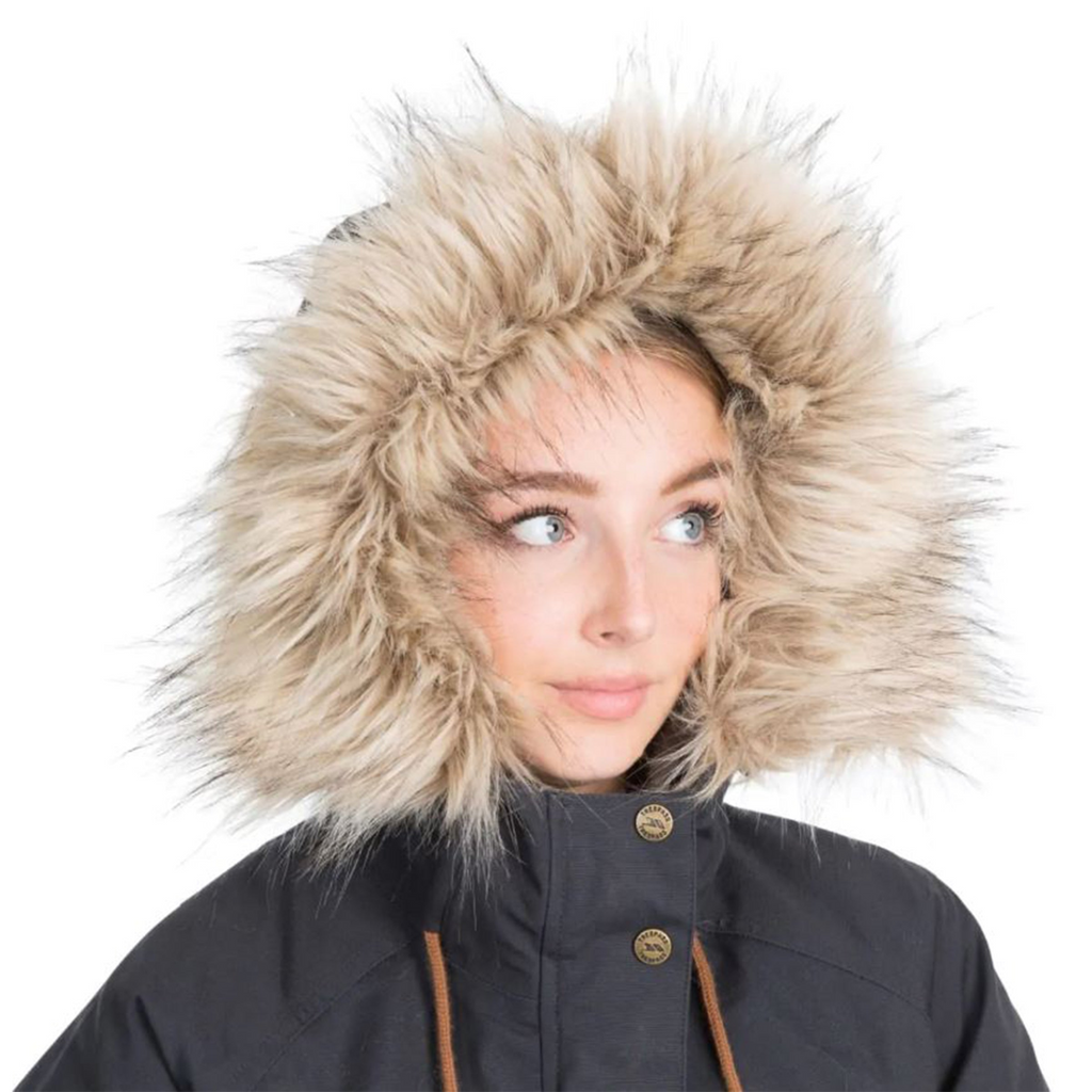 Ladies Faithful Waterproof Parka Jacket Dark Grey L Dark Grey / L Basil / L Dark Grey / M Basil / S Dark Grey / XL Basil / M Dark Grey / XXL Basil / XXL Basil / XL Dark Grey / S