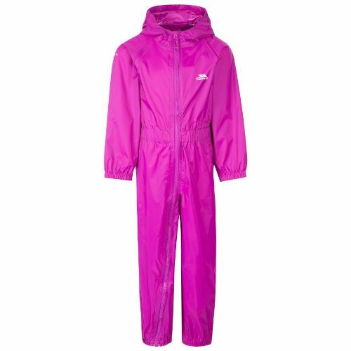 Kids Trespass Button Waterproof All-In-One Suit - - High-Quality </p>