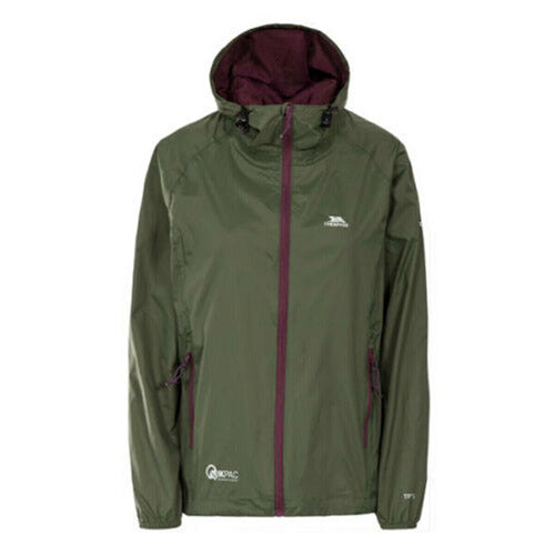 Trespass Qikpac Ladies Waterproof Hooded Jacket - Clearance Black XS Black / XS Moss / XXL Navy / XL Navy / S Moss / XS Navy / 3XL Moss / XL Raspberry / XL Navy / XS Raspberry / XS Moss / M Navy / M Black / XL Black / M Navy / L Navy / XXL Moss / L Black / S Raspberry / XXL Black / L Raspberry / M Raspberry / L Black / XXL Raspberry / S Moss / S