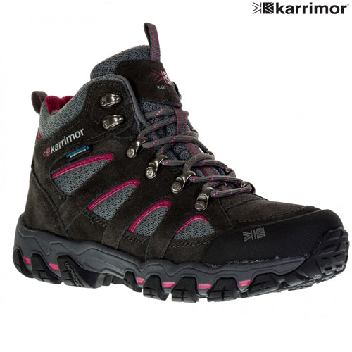 Ladies Karrimor Bodmin V Weathertite Mid Rise Waterproof Hiking Shoes Dark Grey / Cochineal UK-8 Dark Grey / Cochineal / UK-8 Dark Grey / Cochineal / UK-5 Dark Grey / Cochineal / UK6 Dark Grey / Cochineal / UK-4 Dark Grey / Cochineal / UK-7