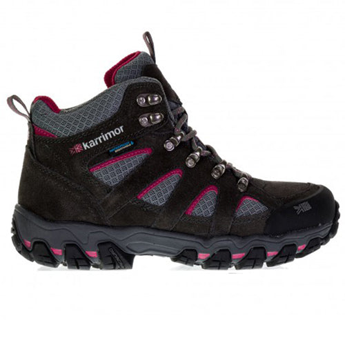 Ladies Karrimor Bodmin V Weathertite Mid Rise Waterproof Hiking Shoes Dark Grey / Cochineal UK-8 Dark Grey / Cochineal / UK-8 Dark Grey / Cochineal / UK-5 Dark Grey / Cochineal / UK6 Dark Grey / Cochineal / UK-4 Dark Grey / Cochineal / UK-7
