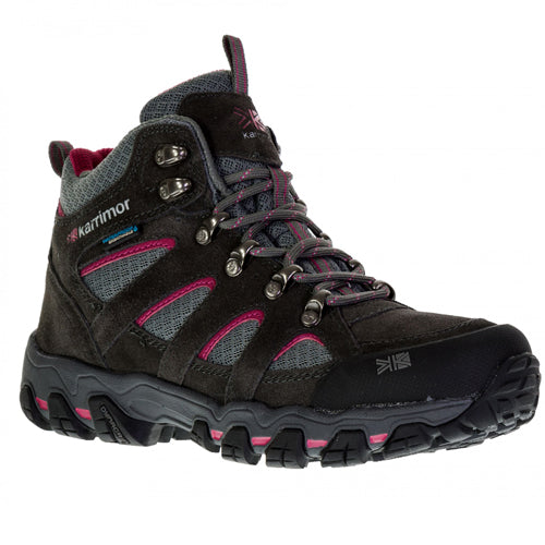 Ladies Karrimor Bodmin V Weathertite Mid Rise Waterproof Hiking Shoes Dark Grey / Cochineal UK-8 Dark Grey / Cochineal / UK-8 Dark Grey / Cochineal / UK-5 Dark Grey / Cochineal / UK6 Dark Grey / Cochineal / UK-4 Dark Grey / Cochineal / UK-7