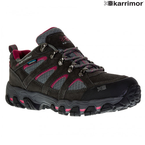 Ladies Karrimor Bodmin V Weathertite Low Rise Waterproof Hiking Shoes Dark Grey / Cochineal UK-5 Dark Grey / Cochineal / UK-5 Dark Grey / Cochineal / UK-6 Dark Grey / Cochineal / UK-4 Dark Grey / Cochineal / UK-7 Dark Grey / Cochineal / UK-8