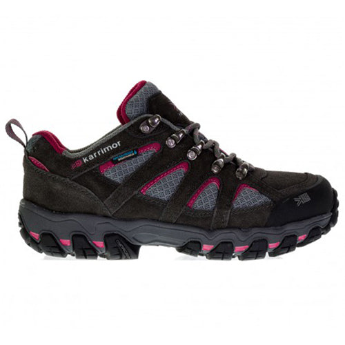 Ladies Karrimor Bodmin V Weathertite Low Rise Waterproof Hiking Shoes Dark Grey / Cochineal UK-5 Dark Grey / Cochineal / UK-5 Dark Grey / Cochineal / UK-6 Dark Grey / Cochineal / UK-4 Dark Grey / Cochineal / UK-7 Dark Grey / Cochineal / UK-8