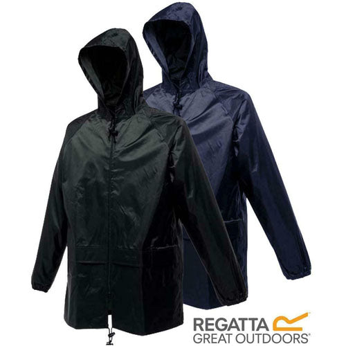 Adults Regatta Stormbreak Waterproof Jacket Rain Coats Navy 3XL Navy / 3XL Black / L Navy / M Black / 2XL Navy / S Black / S Navy / L Navy / XL Black / XL Black / M Black / 3XL Navy / 2XL