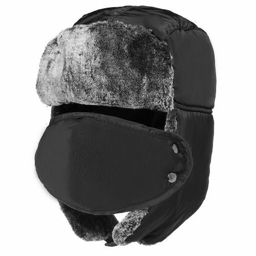 Adults Waterproof Thermal Trapper Hat Olive One Size Olive / One Size Black / One Size